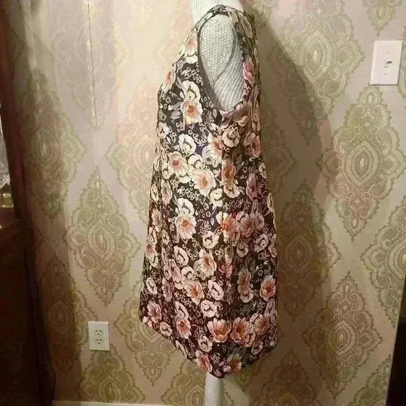Anthropologie MOLLY BRACKEN FLORAL DRESS Size Large - Picture 9 of 11